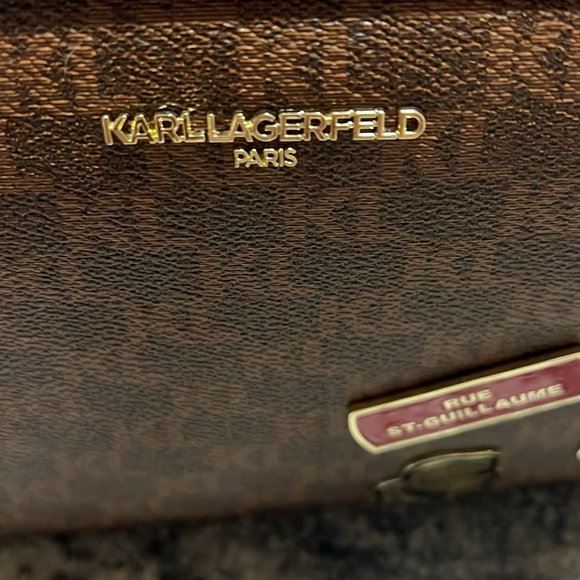 NWOT Karl lagerfeldld purse. 9” - Picture 13 of 14